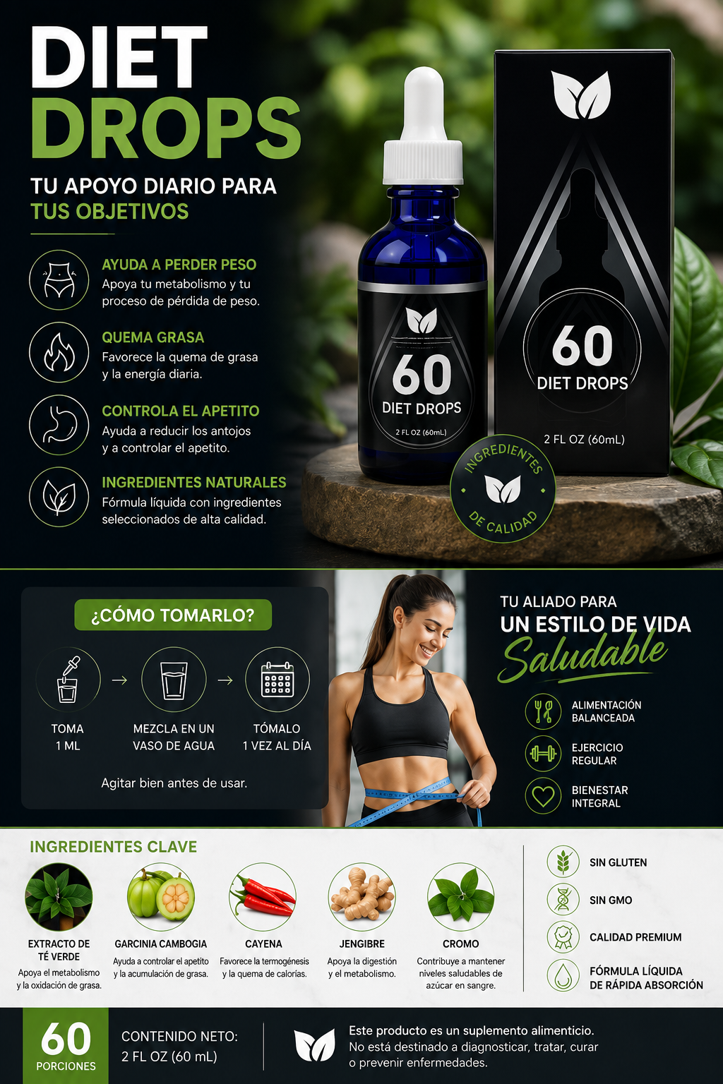 Nutrition Diet Drops – Tu aliado para un estilo de vida saludable 😀