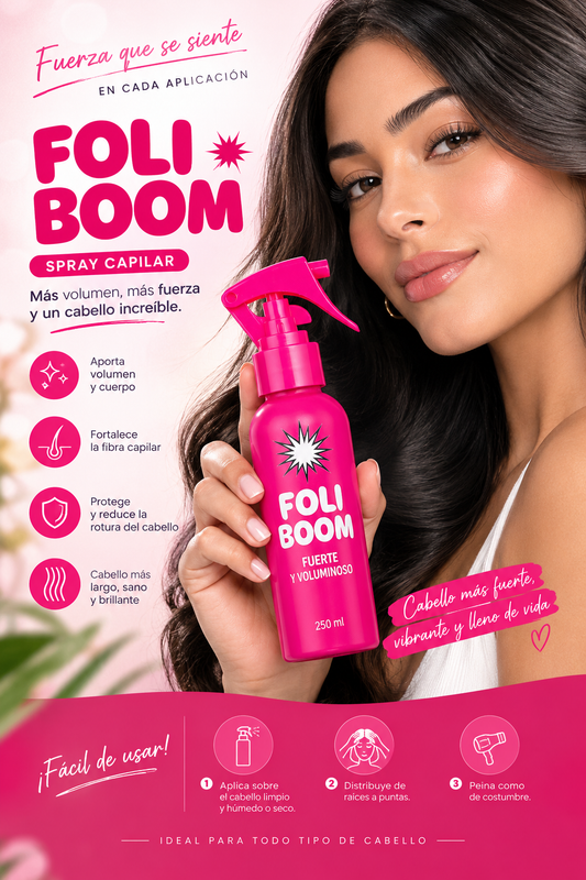 Spray Capilar para Cabello Fuerte y Voluminoso