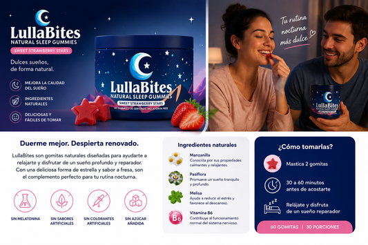 LullaBites Natural Sleep Gummies 🍓🌙