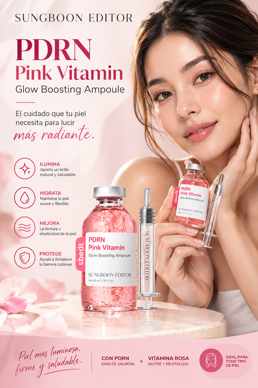 🌸 PDRN Pink Vitamin – El Secreto para una Piel Radiante y de Aspecto Saludable