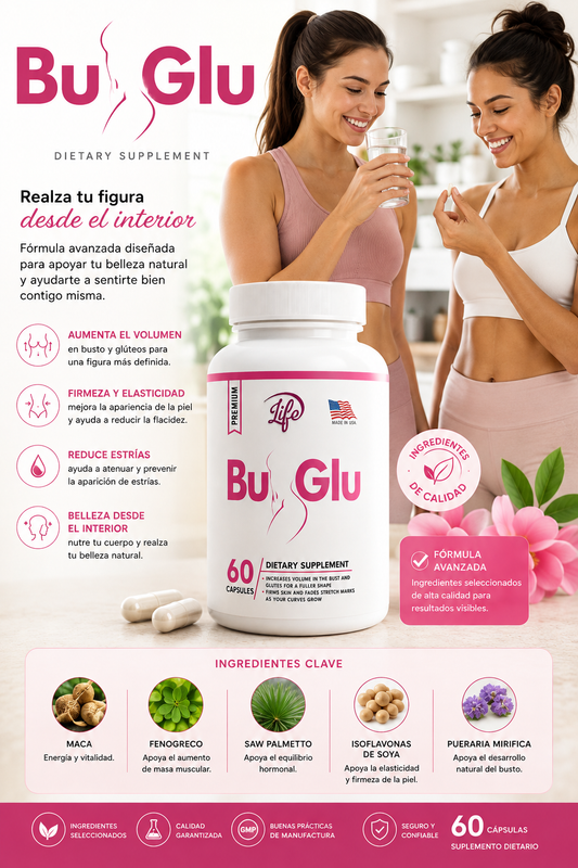 🌸 BuGlu – Suplemento Dietético Premium