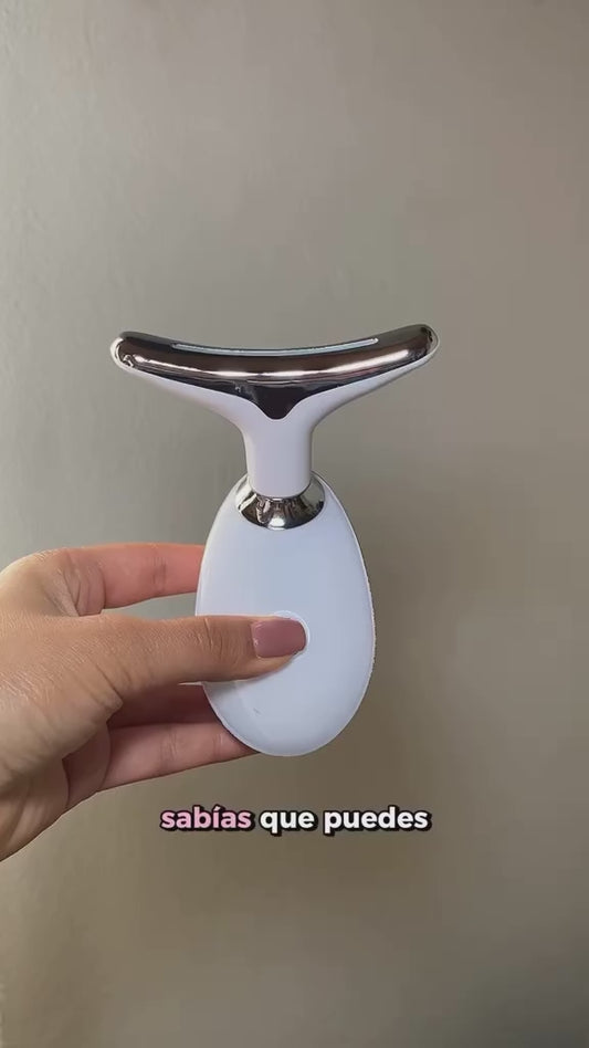 Masajeador Facial Profesional con Tecnología LED ✨